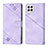 Custodia Portafoglio In Pelle Cover con Supporto YB1 per Samsung Galaxy M32 4G Viola
