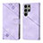 Custodia Portafoglio In Pelle Cover con Supporto YB1 per Samsung Galaxy S22 Ultra 5G Lavanda