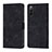 Custodia Portafoglio In Pelle Cover con Supporto YB1 per Sony Xperia 10 IV Nero