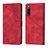 Custodia Portafoglio In Pelle Cover con Supporto YB1 per Sony Xperia 10 IV Rosso