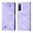 Custodia Portafoglio In Pelle Cover con Supporto YB1 per Sony Xperia 10 IV Viola