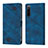 Custodia Portafoglio In Pelle Cover con Supporto YB1 per Sony Xperia 5 IV Blu