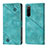 Custodia Portafoglio In Pelle Cover con Supporto YB1 per Sony Xperia 5 IV Verde