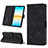 Custodia Portafoglio In Pelle Cover con Supporto YB1 per Sony Xperia Ace III
