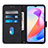 Custodia Portafoglio In Pelle Cover con Supporto YB2 per Huawei Honor X6a