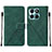 Custodia Portafoglio In Pelle Cover con Supporto YB2 per Huawei Honor X6a