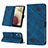 Custodia Portafoglio In Pelle Cover con Supporto YB2 per Samsung Galaxy A12 Nacho