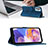 Custodia Portafoglio In Pelle Cover con Supporto YB2 per Samsung Galaxy A23 5G