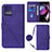 Custodia Portafoglio In Pelle Cover con Supporto YB3 per Motorola Moto G 5G (2023) Viola