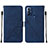 Custodia Portafoglio In Pelle Cover con Supporto YB4 per Motorola Moto G Play (2023)
