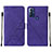 Custodia Portafoglio In Pelle Cover con Supporto YB4 per Motorola Moto G Power (2022) Viola