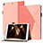 Custodia Portafoglio In Pelle Cover con Supporto YX1 per Apple iPad 10.2 (2020) Oro Rosa