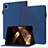 Custodia Portafoglio In Pelle Cover con Supporto YX1 per Apple iPad Pro 11 (2020) Blu