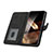 Custodia Portafoglio In Pelle Cover con Supporto YX2 per Nokia 3.4