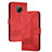 Custodia Portafoglio In Pelle Cover con Supporto YX2 per Nokia G20 Rosso