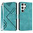 Custodia Portafoglio In Pelle Cover con Supporto YX3 per Samsung Galaxy S22 Ultra 5G