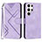 Custodia Portafoglio In Pelle Cover con Supporto YX3 per Samsung Galaxy S22 Ultra 5G Viola