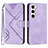 Custodia Portafoglio In Pelle Cover con Supporto YX3 per Samsung Galaxy S23 5G Viola