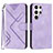 Custodia Portafoglio In Pelle Cover con Supporto YX3 per Samsung Galaxy S23 Ultra 5G Viola