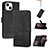 Custodia Portafoglio In Pelle Cover con Supporto YX4 per Apple iPhone 15 Plus