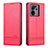 Custodia Portafoglio In Pelle Cover con Supporto YZ1 per Xiaomi Mi 13T 5G Rosa Caldo