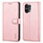 Custodia Portafoglio In Pelle Cover con Supporto YZ5 per Oppo Reno9 Pro 5G Oro Rosa