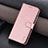 Custodia Portafoglio In Pelle Cover con Supporto YZ6 per Oppo Reno9 Pro 5G Oro Rosa
