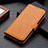 Custodia Portafoglio In Pelle Cover con Supporto Z08 per Apple iPhone 13 Pro Arancione