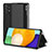 Custodia Portafoglio In Pelle Cover con Supporto ZL1 per Samsung Galaxy A52 5G Nero