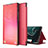 Custodia Portafoglio In Pelle Cover con Supporto ZL1 per Samsung Galaxy M31 Rosso