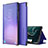 Custodia Portafoglio In Pelle Cover con Supporto ZL1 per Samsung Galaxy M31 Viola