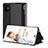 Custodia Portafoglio In Pelle Cover con Supporto ZL2 per Samsung Galaxy A51 5G Nero