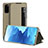 Custodia Portafoglio In Pelle Cover con Supporto ZL2 per Samsung Galaxy S20 5G Oro