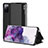 Custodia Portafoglio In Pelle Cover con Supporto ZL2 per Samsung Galaxy S20 Lite 5G Nero