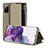Custodia Portafoglio In Pelle Cover con Supporto ZL2 per Samsung Galaxy S20 Lite 5G Oro