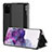 Custodia Portafoglio In Pelle Cover con Supporto ZL2 per Samsung Galaxy S20 Plus 5G Nero