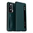 Custodia Portafoglio In Pelle Cover con Supporto ZL3 per Huawei Honor Magic Vs 5G Verde