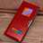 Custodia Portafoglio In Pelle Cover T05 per Huawei Mate Xs 5G Rosso