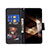 Custodia Portafoglio In Pelle Fantasia Modello Cover con Supporto B01F per Huawei Honor X7a