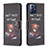 Custodia Portafoglio In Pelle Fantasia Modello Cover con Supporto B01F per Motorola Moto G Power (2022)