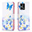 Custodia Portafoglio In Pelle Fantasia Modello Cover con Supporto B01F per Oppo Reno7 4G