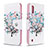 Custodia Portafoglio In Pelle Fantasia Modello Cover con Supporto B01F per Samsung Galaxy A01 SM-A015 Bianco