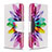 Custodia Portafoglio In Pelle Fantasia Modello Cover con Supporto B01F per Samsung Galaxy A01 SM-A015 Multicolore