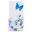 Custodia Portafoglio In Pelle Fantasia Modello Cover con Supporto B01F per Samsung Galaxy A10 Blu