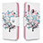 Custodia Portafoglio In Pelle Fantasia Modello Cover con Supporto B01F per Samsung Galaxy A20e