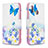 Custodia Portafoglio In Pelle Fantasia Modello Cover con Supporto B01F per Samsung Galaxy A20e Blu