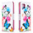 Custodia Portafoglio In Pelle Fantasia Modello Cover con Supporto B01F per Samsung Galaxy A42 5G Colorato
