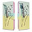 Custodia Portafoglio In Pelle Fantasia Modello Cover con Supporto B01F per Samsung Galaxy A51 4G