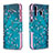 Custodia Portafoglio In Pelle Fantasia Modello Cover con Supporto B01F per Samsung Galaxy M30
