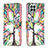 Custodia Portafoglio In Pelle Fantasia Modello Cover con Supporto B01F per Samsung Galaxy M33 5G Verde